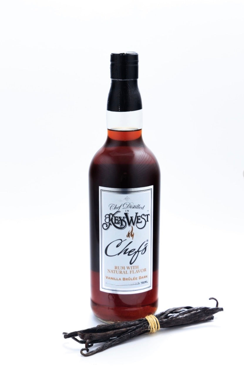 Chef Distilled Vanilla Brulee Dark Rum premium