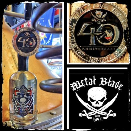 Metal Blade Rum 40th Anniversary limited edition (comes with collectors metal)